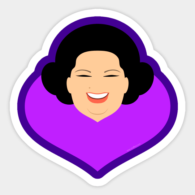 Montserrat Caballé Sticker by tuditees